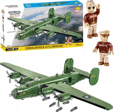 TOP 3. - Cobi 5739 II WW Consolidated B 24D Liberator, 1:48, 1445 kostek