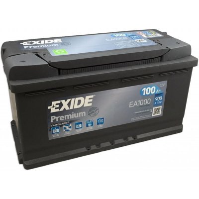 TOP 3. - Exide Premium 12V 100Ah 900A EA1000