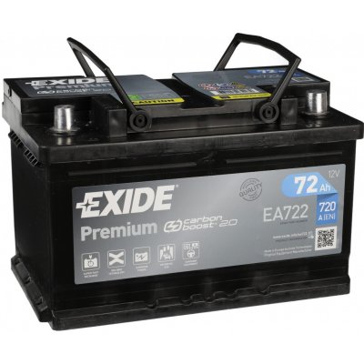 TOP 4. - Exide Premium 12V 72Ah 720A EA722