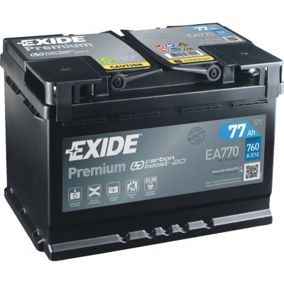 TOP 1. - Exide Premium 12V 77Ah 760A EA770
