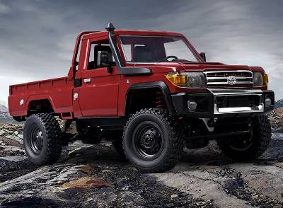 TOP 3. - IQ models RC Land Cruiser TOYOTA červená RC_312202 RTR 1:12