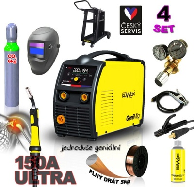 TOP 3. - Kowax GeniMig 220LCD MIG/MAG/MMA SET4