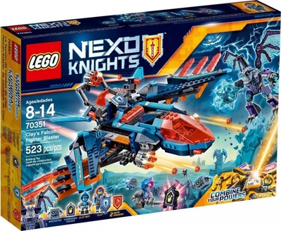TOP 3. - LEGO® Nexo Knights 70351 Clayův letoun Falcon Blaster
