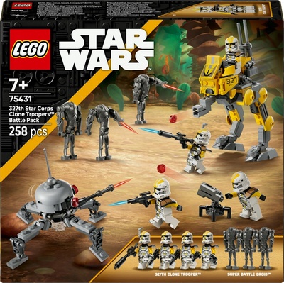 TOP 3. - LEGO® Star Wars™ 75431 Bitevní balíček klonovaných vojáků z 327. hvězdného sboru