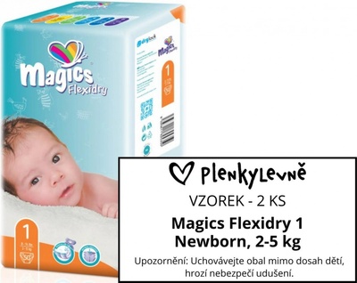 TOP 1. - Magics Flexidry 1 Newborn 2-5 kg 2 ks
