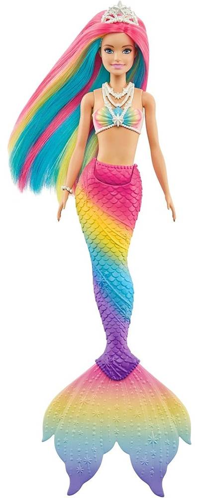 TOP 5. - Mattel Barbie Dreamtopia Rainbow Magic mořská panna duhová GTF89