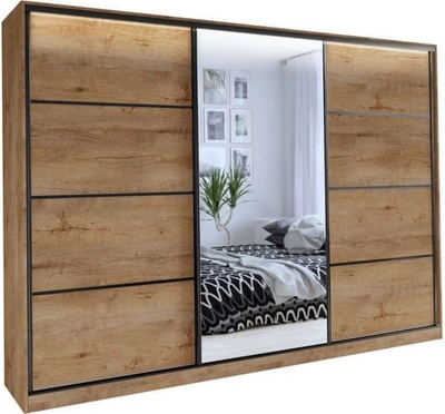 TOP 3. - Nejlevnější nábytek HARAZIA 280 se zrcadlem dub lefkas