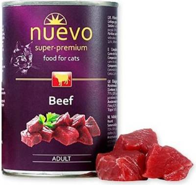 TOP 4. - NUEVO Cat Adult Hovězí 400 g