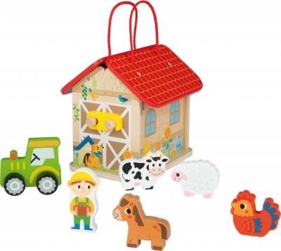 TOP 4. - Playtive Dřevěný domeček s figurkami život na statku