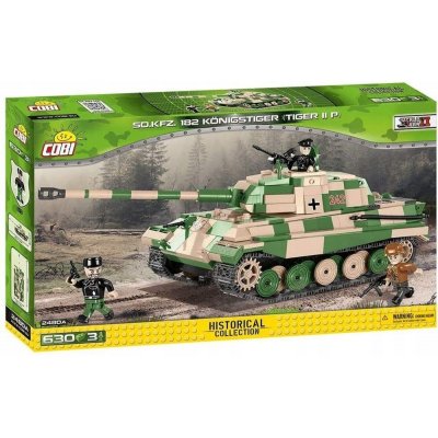 TOP 4. - COBI 2480A World War II Tank SD.KFZ. 182 KÖNIGSTIGER (Tiger II P)
