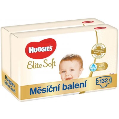 TOP 2. - Huggies Elite Soft 4 2x66 ks 132ks