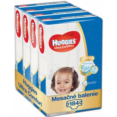 TOP 3. - HUGGIES Ultra Comfort Jumbo 4+ 10-16 kg 184 ks