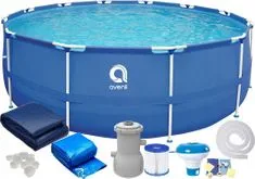 avenli Záhradný bazén s konštrukciou 366x76 SADA 9v1 s filtráciou DO 400 EUR