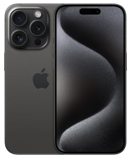 Apple iPhone 15 Pro, 128GB, Black Titanium (MTUV3SX/A) MALL