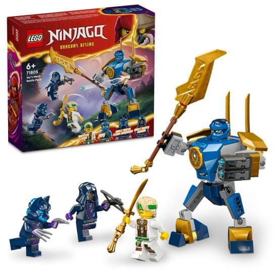 LEGO Ninjago 71805 Bojový balíček Jayovho robota