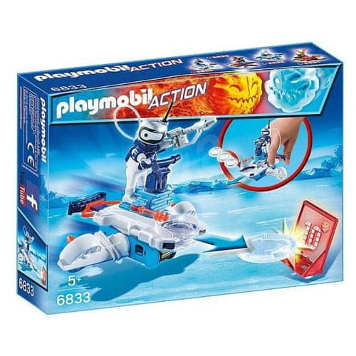 Playmobil Icebot s odpaľovačom , Šport a akcia, 7 dielikov DO 15 EUR