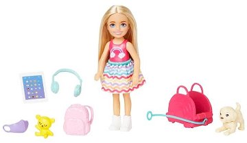 Barbie Bábika Chelsea Na Cestách