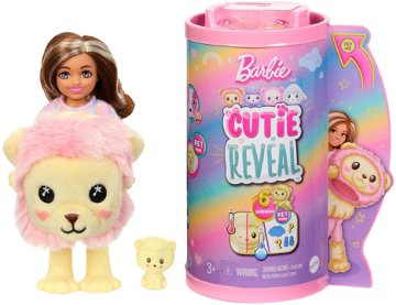 Barbie Cutie Reveal Chelsea pastelová edícia – Lev