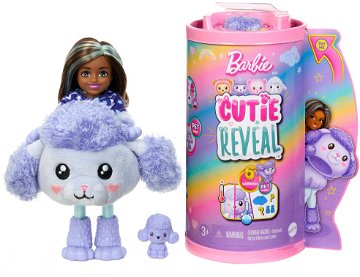 Barbie Cutie Reveal Chelsea pastelová edícia – Pudel