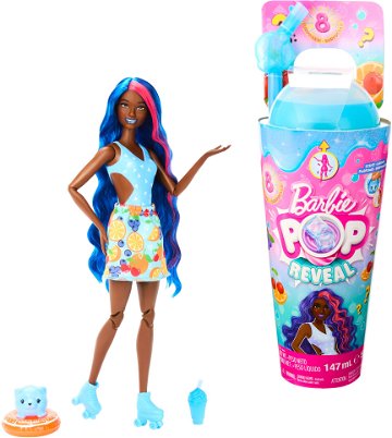 Barbie Pop Reveal Barbie šťavnaté ovocie – Ovocný punč