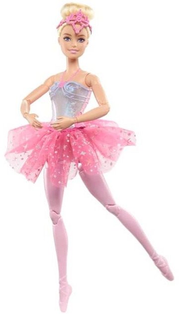 Barbie Svietiaca Magická Baletka s Ružovou Sukňou