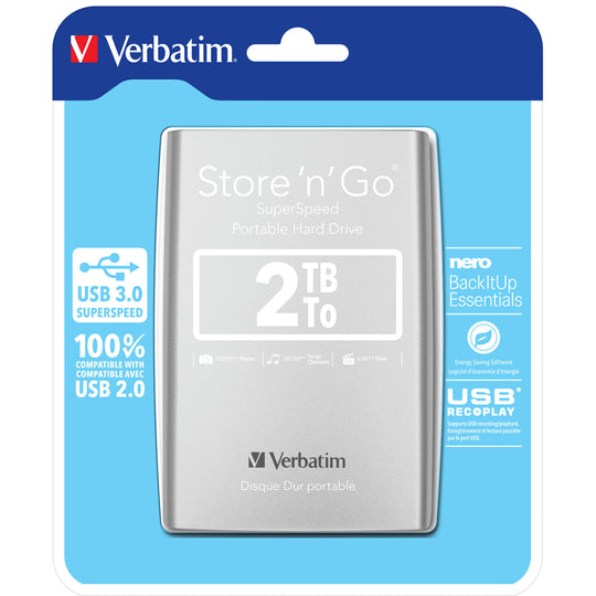 Externý HDD 2TB Verbatim Store ‘n‘ Go (53189)