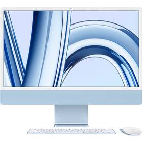 PC all in-one Apple iMac 24" M3 8-CPU 10-GPU, 256GB - Blue SK ZĽAVA