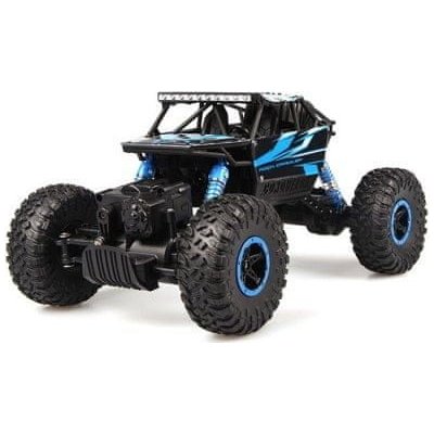 TOP 3. - iMex Toys Conqueror 4x4 2800mAh RTR crawler modrá 100 minút jazdy 1:18