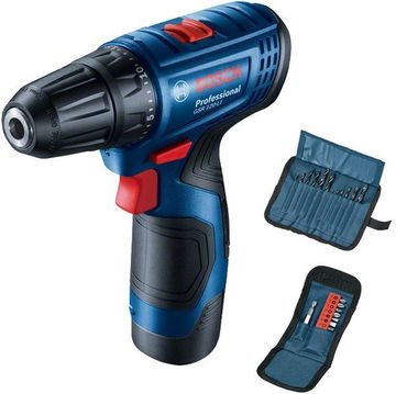 BOSCH Akumulátorová vŕtačka GSR 120-LI 2× 2 Ah