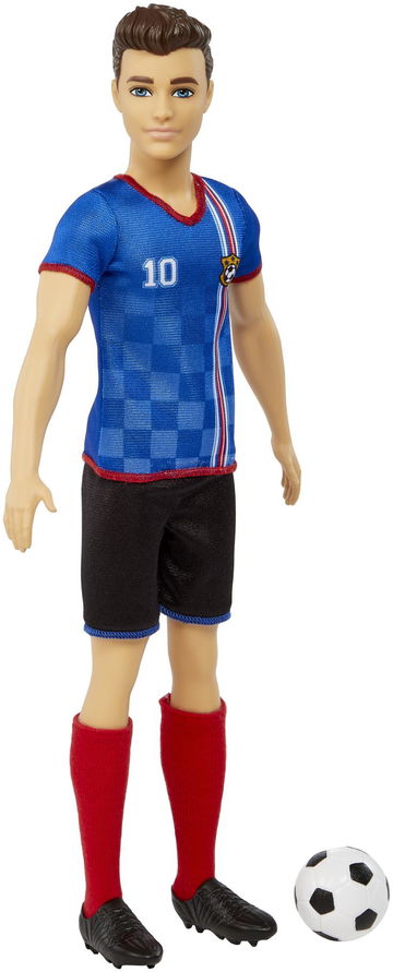 Barbie Futbalová bábika – Ken v modrom drese najlacnejšie