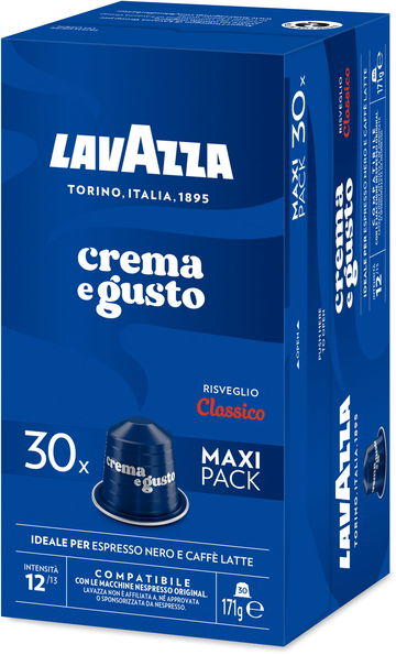 Lavazza NCC Crema E Gusto 30 ks kapsuly pre Nespress - kompatibilný s kávovary Nespresso® Original*