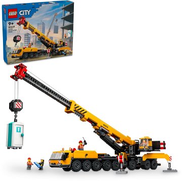 LEGO® City 60409 Žltý pojazdný stavebný žeriav