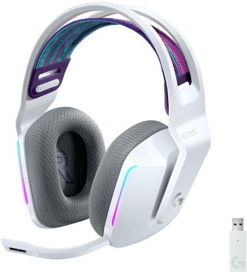 Logitech G733 LIGHTSPEED Wireless RGB Gaming Headset WHITE