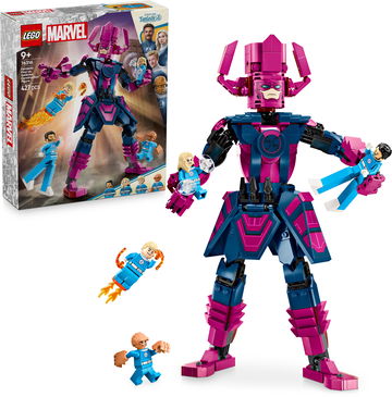 LEGO® ǀ Marvel 76316 Fantastická štvorka vs. zostaviteľná figúrka Galactusa