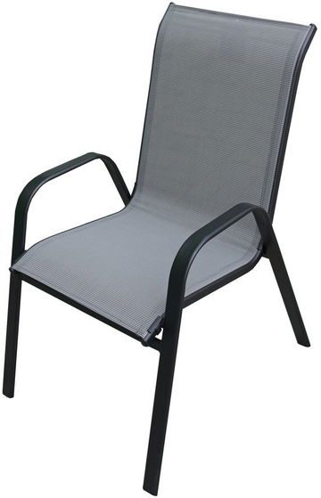 ROJAPLAST Stolička záhradná XT1012C, sivá