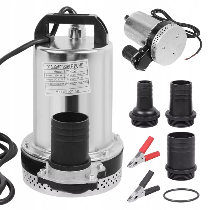200 W PONORNÁ PUMPA NA ČISTÚ VODU POTÁPAČSKÁ 8000 L/H DO ZÁHRADY LACNÉ