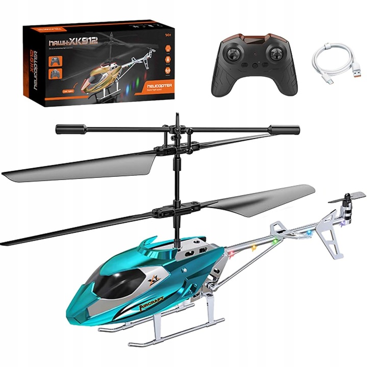 2,4 GHz RC VRTUĽNÍK S UDRŽANÍM NADMORSKEJ VÝŠKY, ŠTARTOVANIE JEDNÝM TLAČIDLOM, DARČEK (MODRÝ)