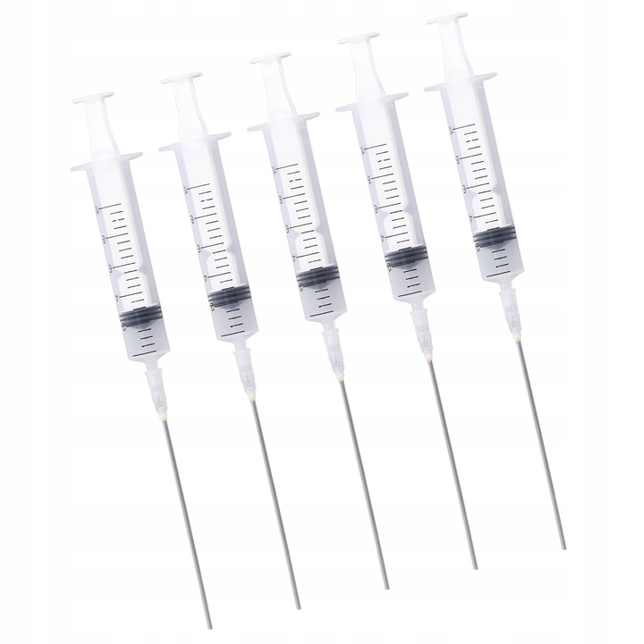 5 ks Injekčná striekačka na plnenie atramentom