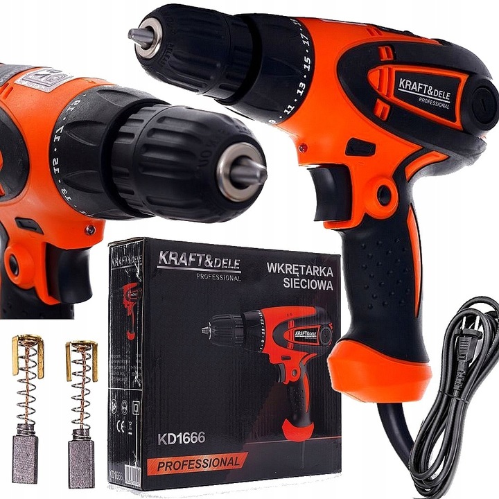 Aku Vŕtačka Kraft&Dele 230 V 900 W DARČEK