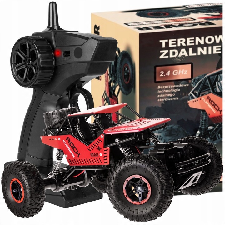 AUTOMOBIL NA DIAĽKOVÉ OVLÁDANIE POHON 4x4 TERÉNNY VEĽKÝ AUTO RC PILOT AKUMULÁTOR