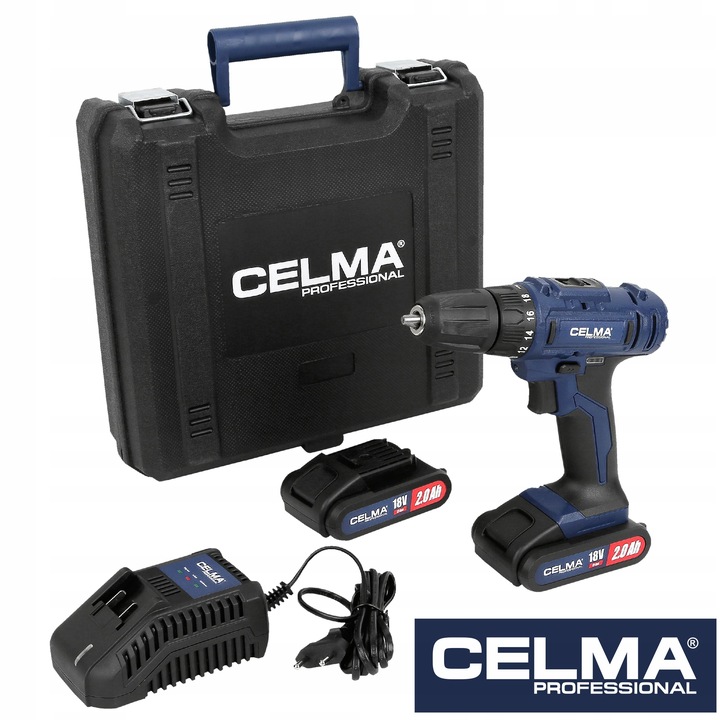 Aku Vŕtačka CELMA Pro 18 V WAK-Li 18GEO+3LAT GW!