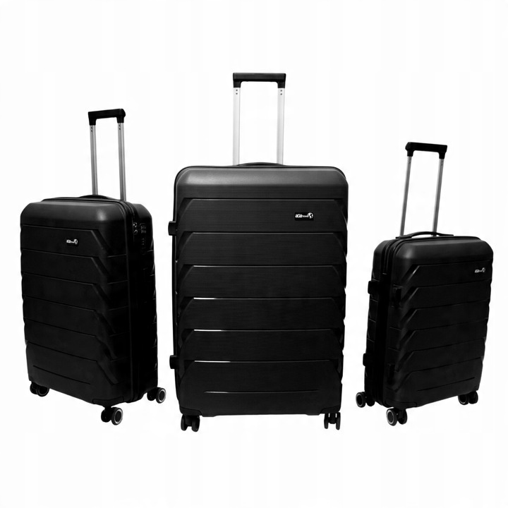Aga Travel Sada cestovných kufrov MR4675 Čierna