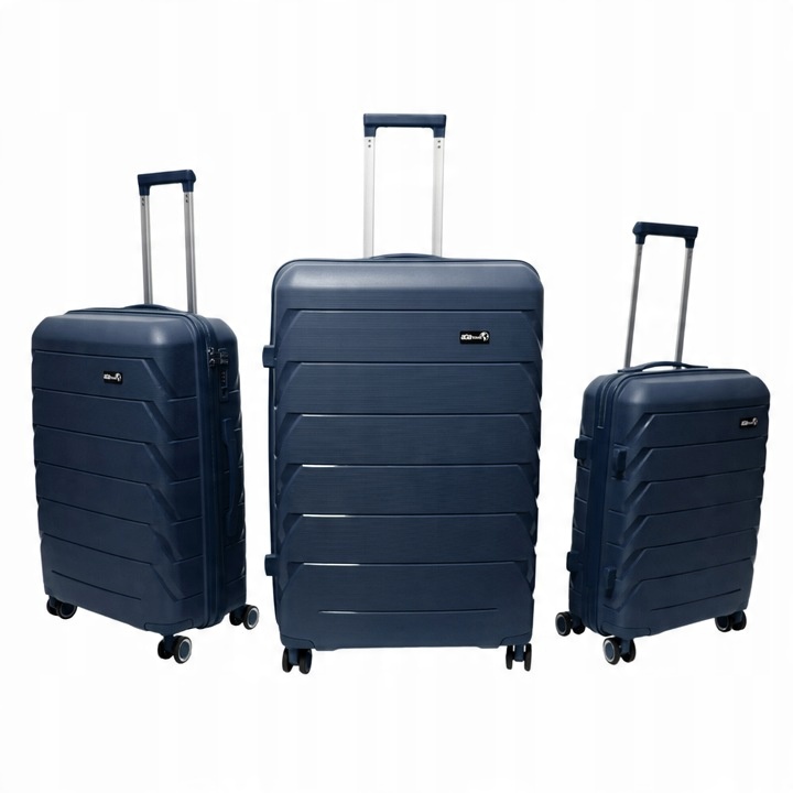 Aga Travel Sada cestovných kufrov MR4675 Tmavomodrá