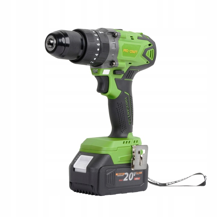 Aku vŕtací skrutkovač s príklepom Procraft PA18BLbb (bez batérie a nabíjačky)