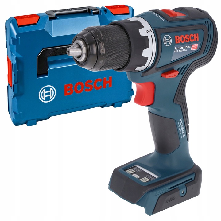 Aku Vŕtačka Bosch 64 Nm Kufor L-Boxx GSR 18V-90 C