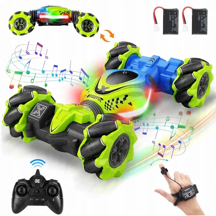 AUTO DIAĽKOVO OVLÁDANÝ TWISTER RUKOU GESTAMI AUTO RC DIAĽKOVÝ OVLÁDAČ NÁRAMOK 4X4