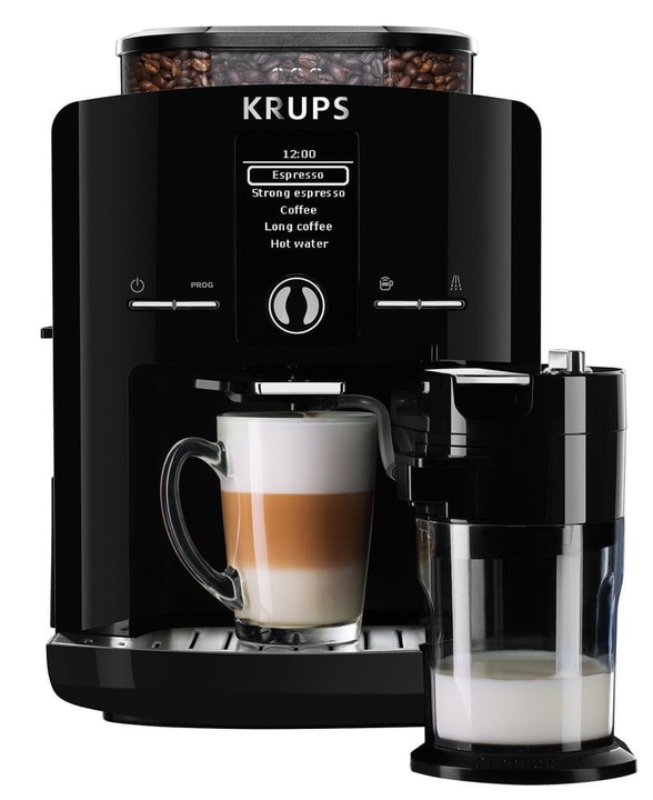 Automatický kávovar na espresso Krups EA8298 1450 W, čierny