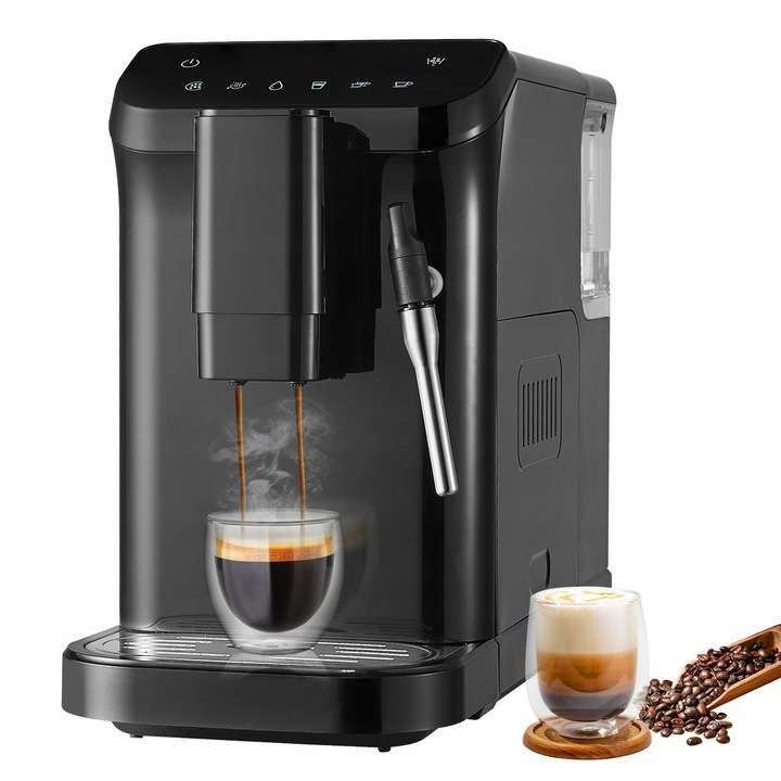 Automatický kávovar na espresso Vevor CM9002EA-GS čierny LACNÉ