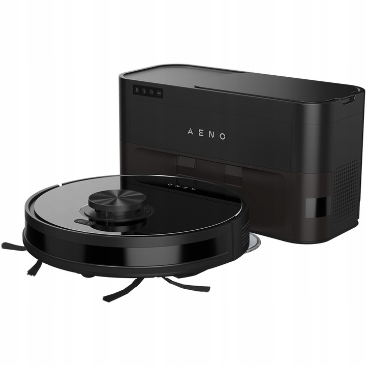 AENO RC5S Robotický vysávač 2v1 Mapa 4000Pa Auto Nádrž Čierna VÝPREDAJ