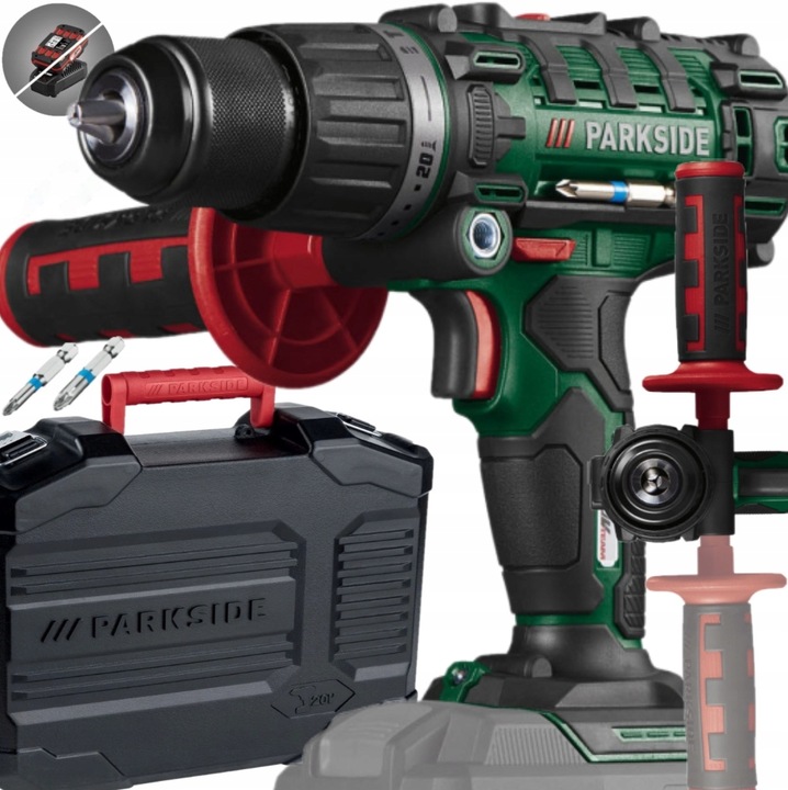 AKUMULÁTOROVÁ VŔTAČKA PARKSIDE 20V45Nm NOVÝ MODEL SILNÁ AKCIA